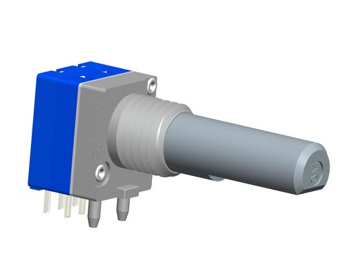 Pulse Absolute Rotary Shaft Encoder 16 Dedent Metal Shaft Sealed With 20000 Cycles