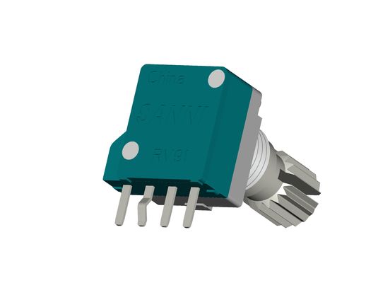 Round Shaft Plastic Rotary Potentiometer 100MΩ Min Insulation Resistance 6mm Or Customized
