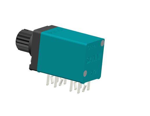 Knurled Shaft Rotary Potentiometer for Wide Applications ±20% Resistance Tolerance 500VAC Dielectric Strength