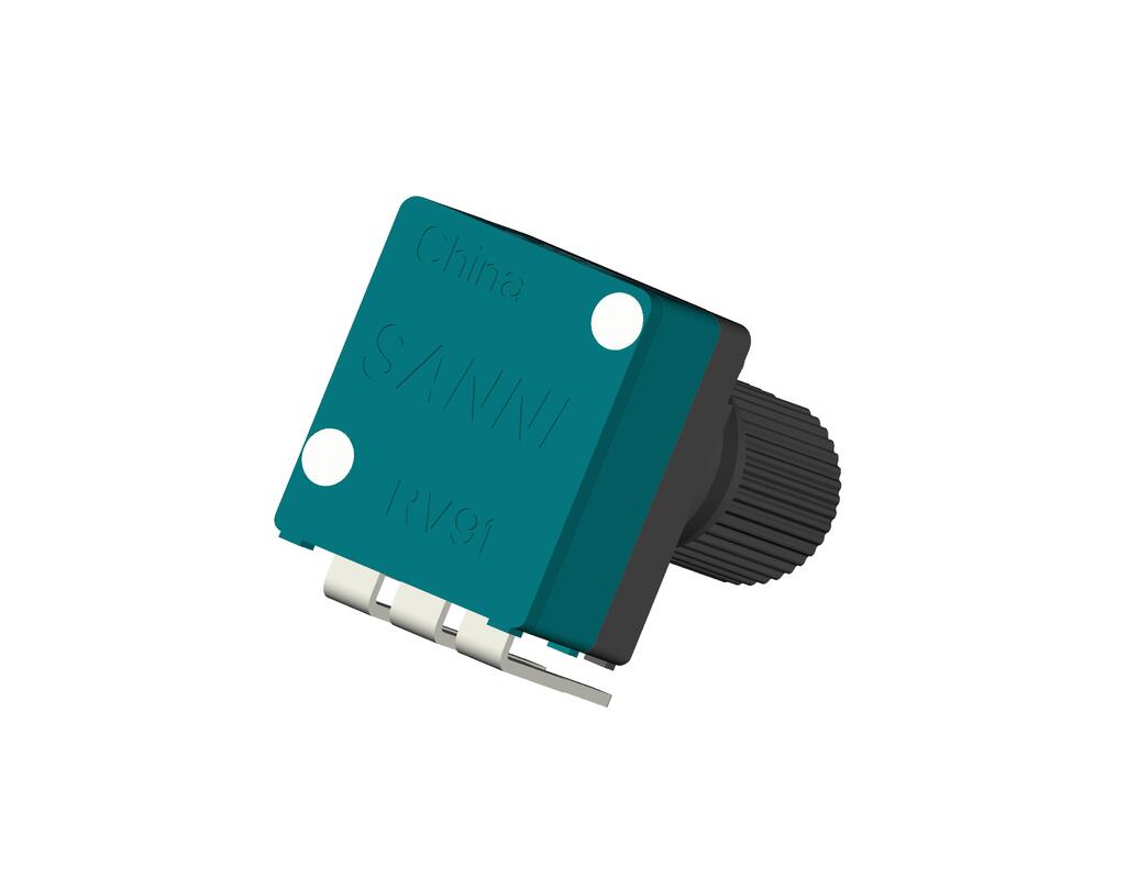 0.05W Power Rating Rotary Electrical Potentiometer for Single Gang Applications